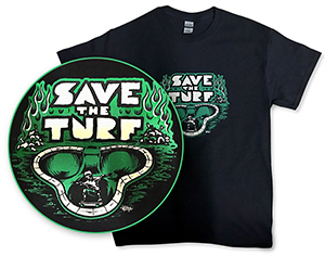Save the Turf - Jimbo Phillips - tee - Green